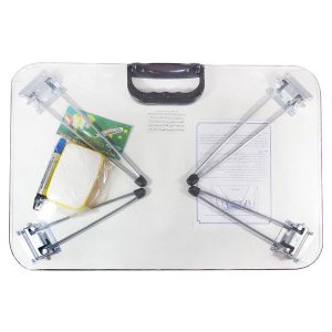 میز تحریر تاشوی پارس مدل 50 همراه با یک ماژیک و تخته پاک کن